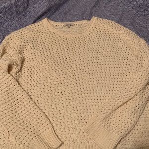 Madewell white pullover sweater